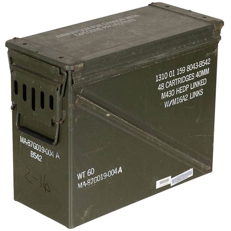 military ammo metal box|us military surplus ammo cans.